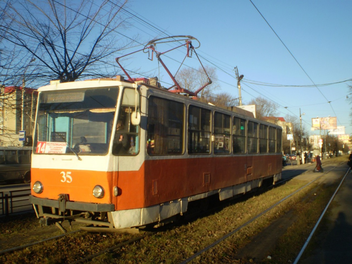 Тверь. Tatra T6B5 (Tatra T3M) №35