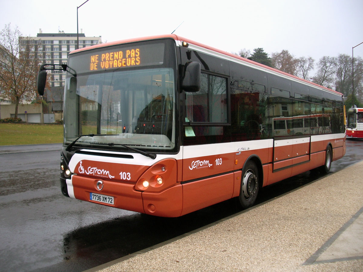 Ле-Ман. Irisbus Citelis 12M 7736 XM 72