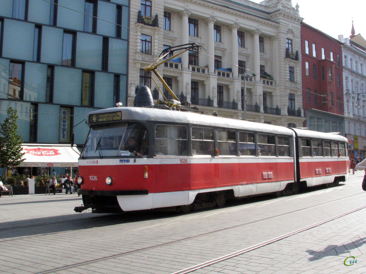 Брно. Tatra K2 №1026