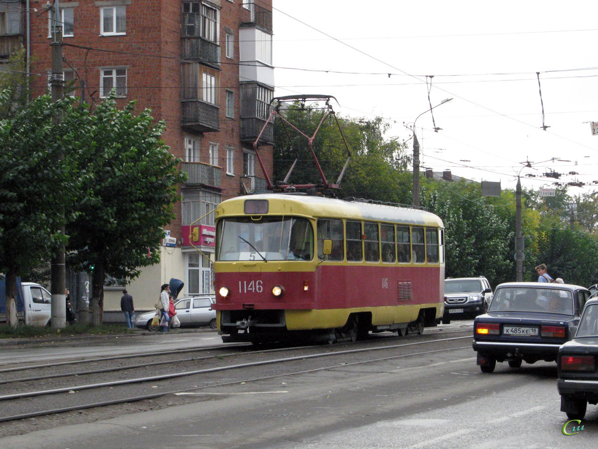 Ижевск. Tatra T3 (двухдверная) №1146