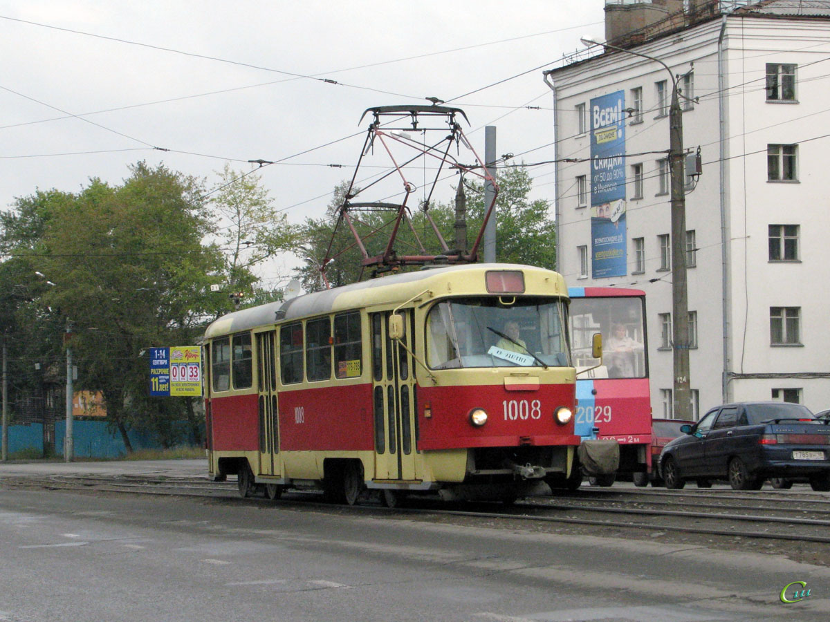 Ижевск. Tatra T3SU мод. Ижевск №1008