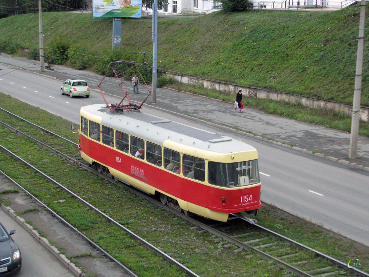 Ижевск. Tatra T3 (двухдверная) №1154