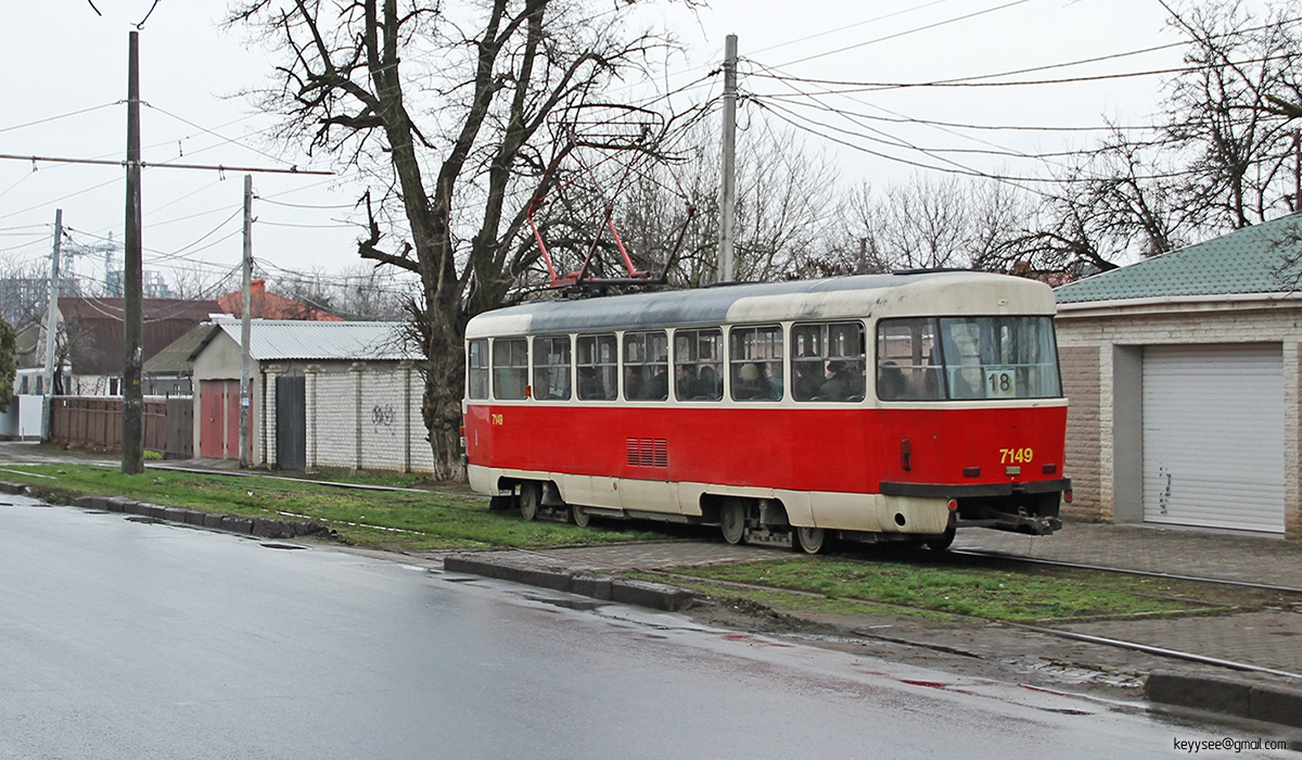 Одесса. Tatra T3SUCS №7149