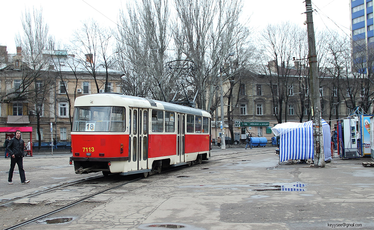 Одесса. Tatra T3SUCS №7113
