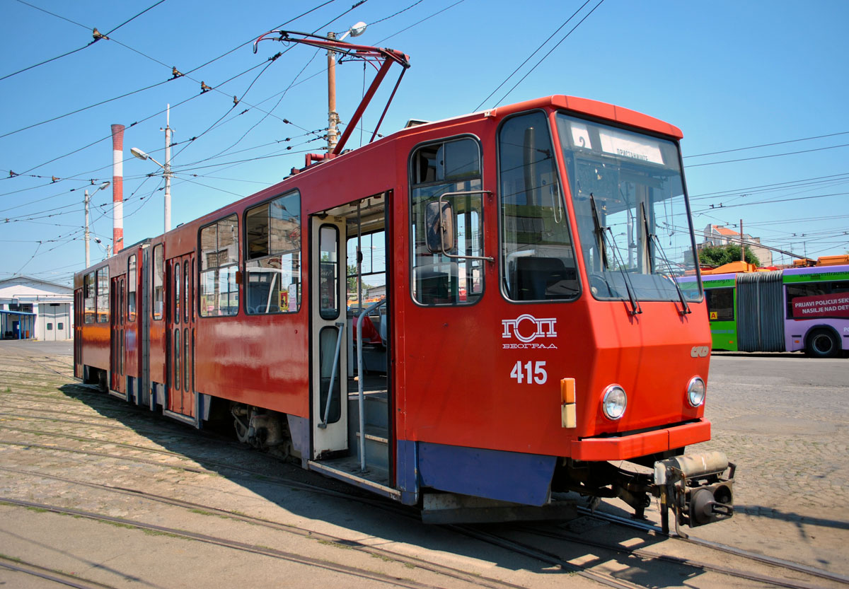 Белград. Tatra KT4M-YUB №415