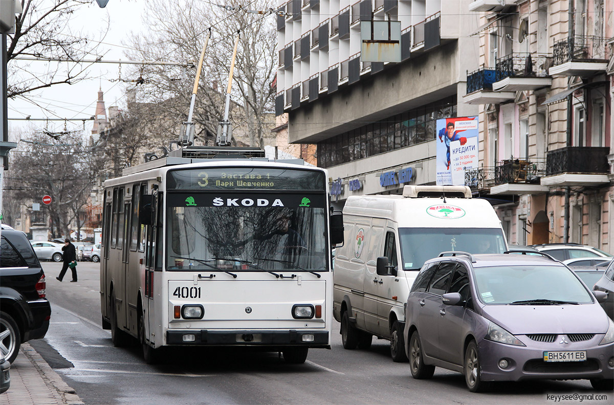 Одесса. Škoda 14Tr17/6M №4001