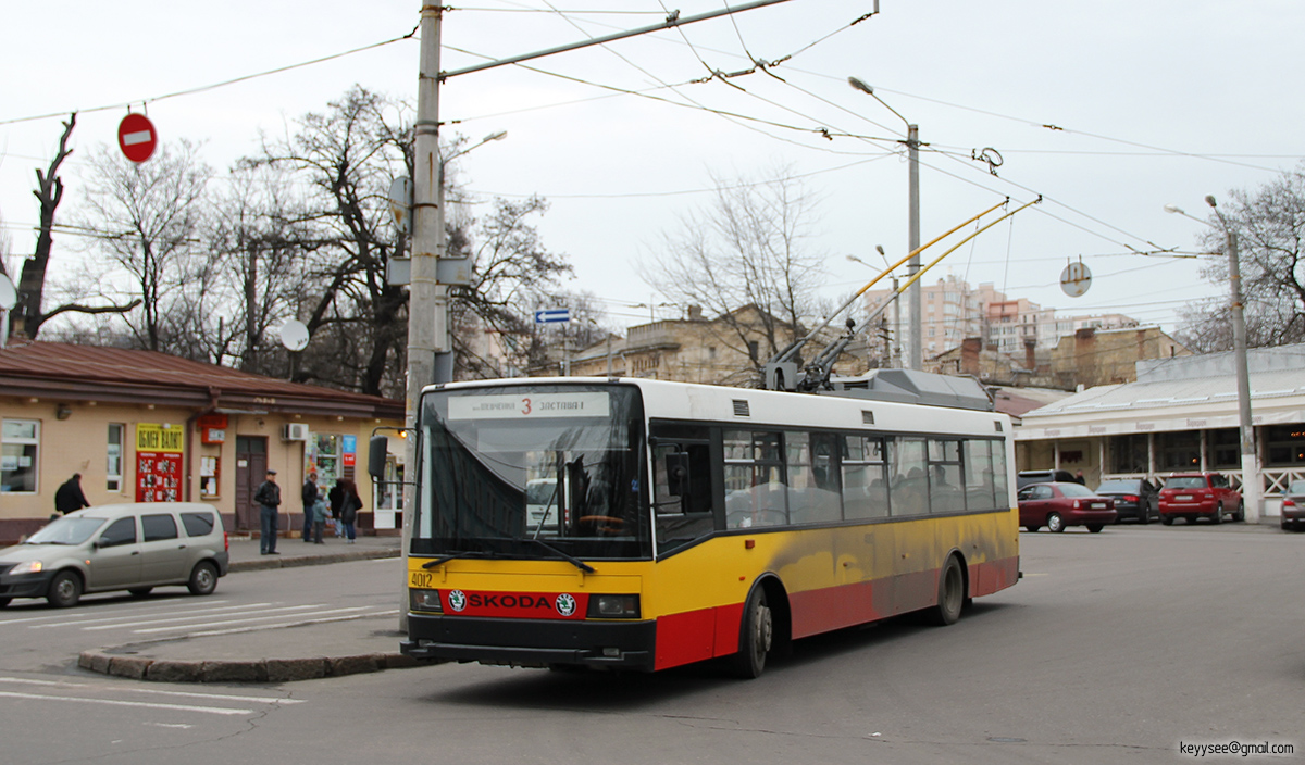 Одесса. Škoda 21Tr №4012