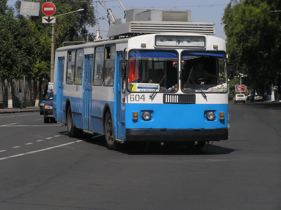 Одесса. Троллейбус ЗиУ-682ГОМ №604, маршрут 7