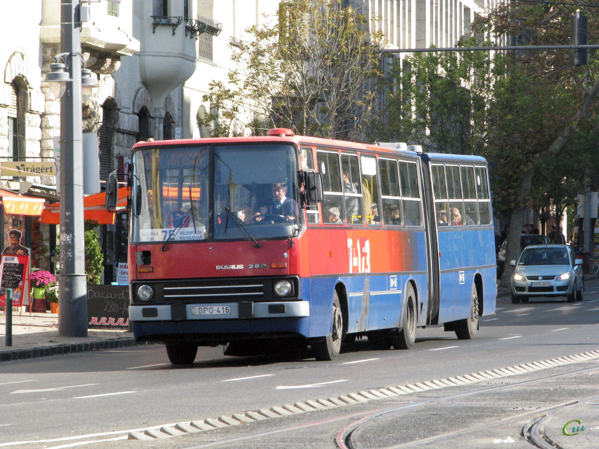 Будапешт. Ikarus 280.40A BPO-416