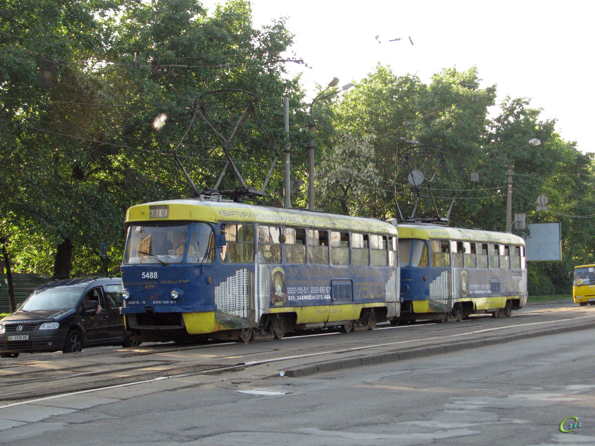 Киев. Tatra T3SU №5488, Tatra T3SU №5489