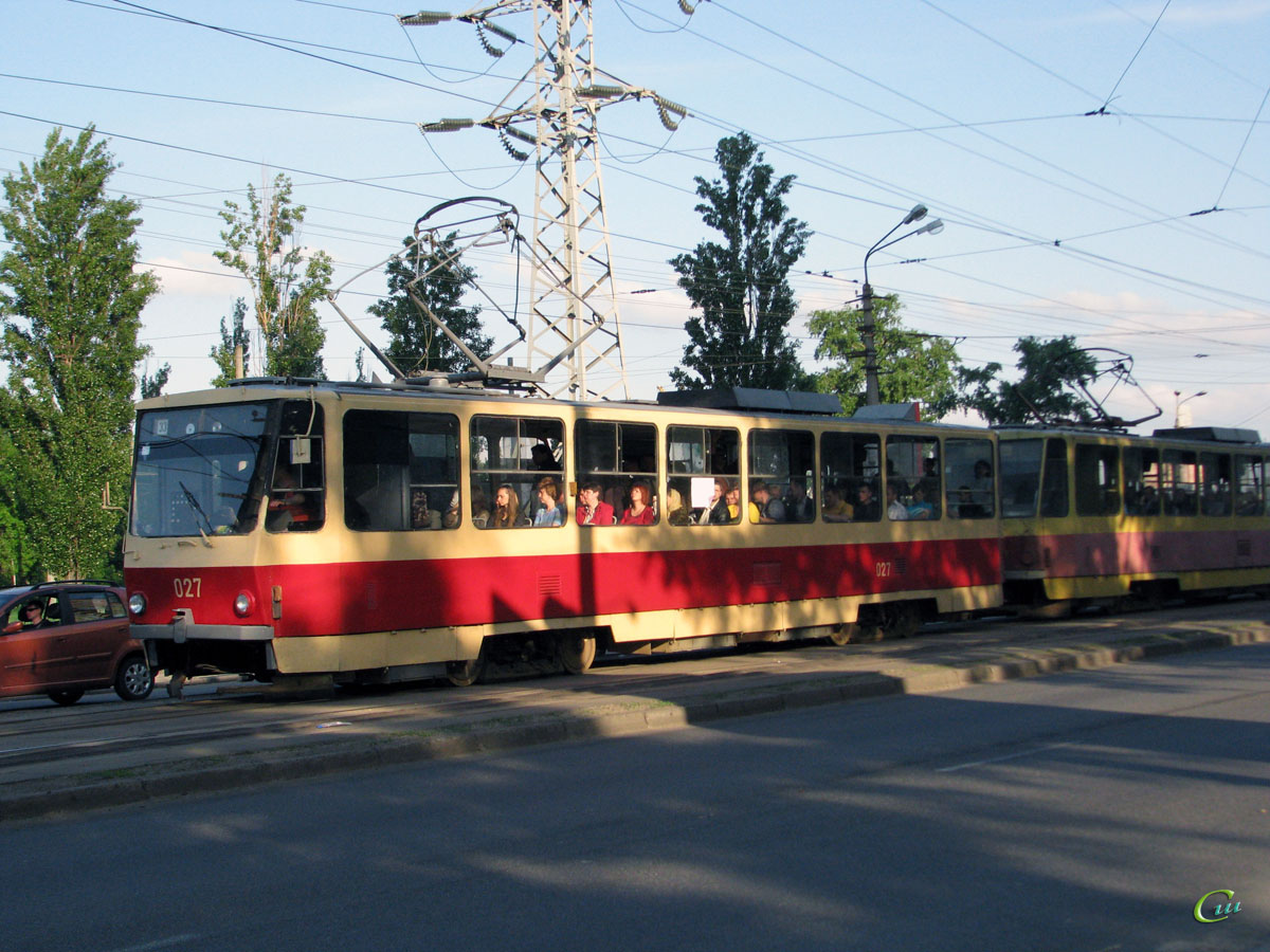 Киев. Tatra T6B5 (Tatra T3M) №027
