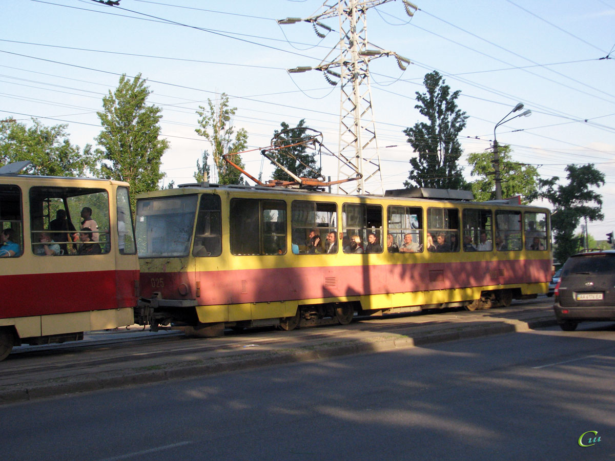 Киев. Tatra T6B5 (Tatra T3M) №025