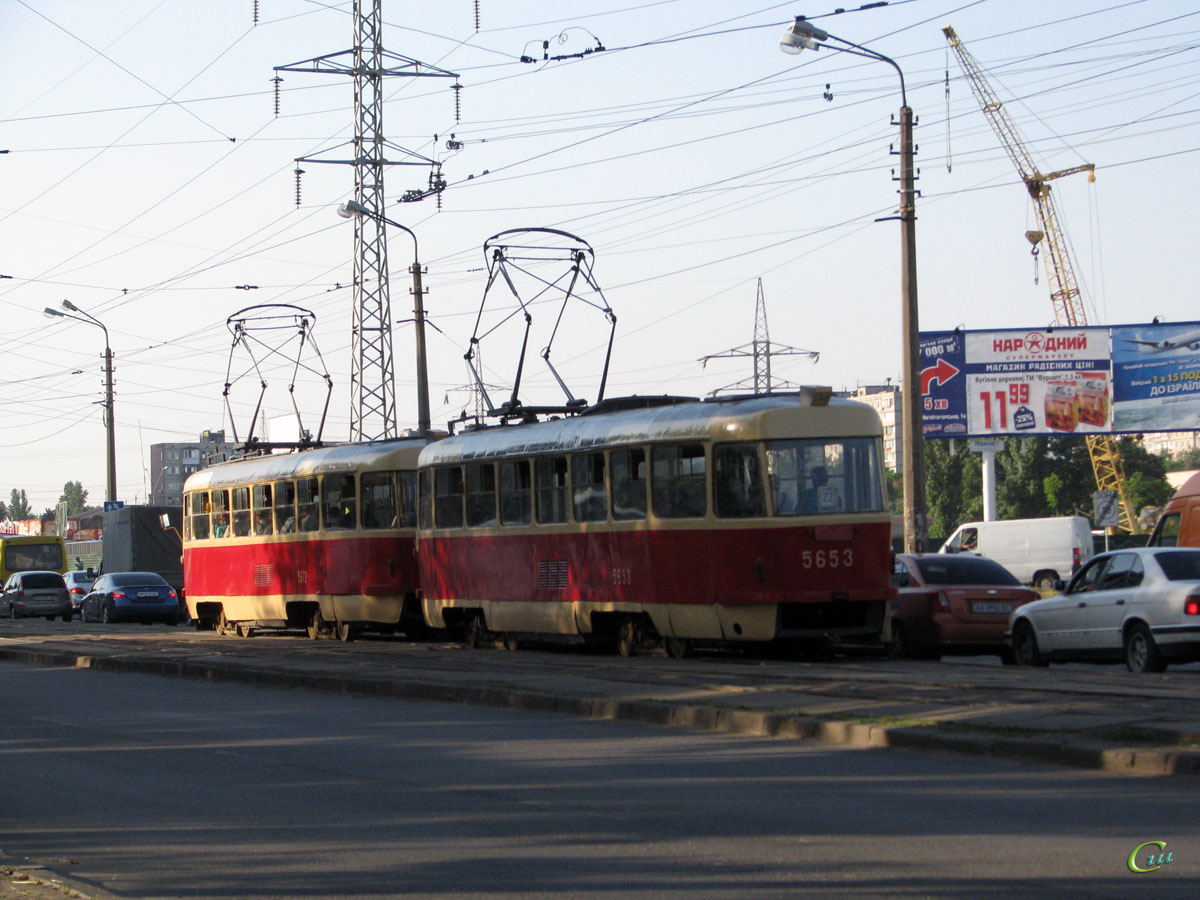Киев. Tatra T3SU №5672, Tatra T3SU №5653