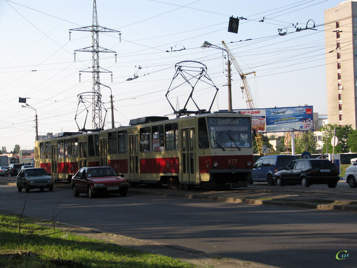 Киев. Tatra T6B5 (Tatra T3M) №077