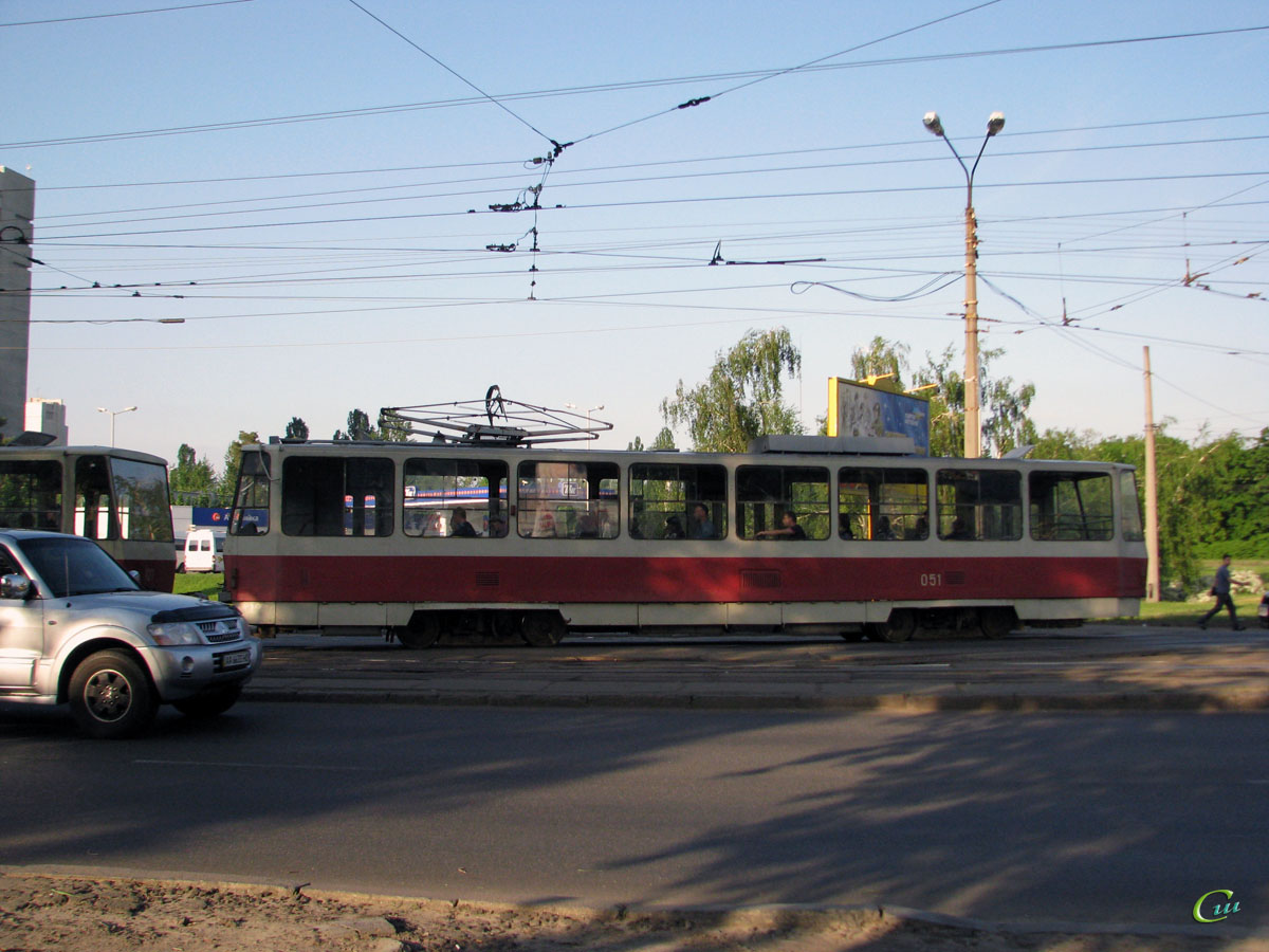 Киев. Tatra T6B5 (Tatra T3M) №051