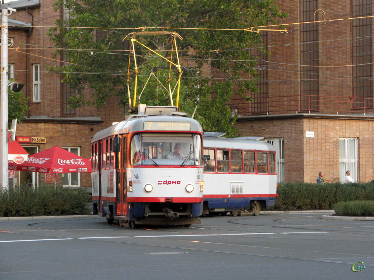 Оломоуц. Tatra T3SUCS №146, Tatra T3 №145