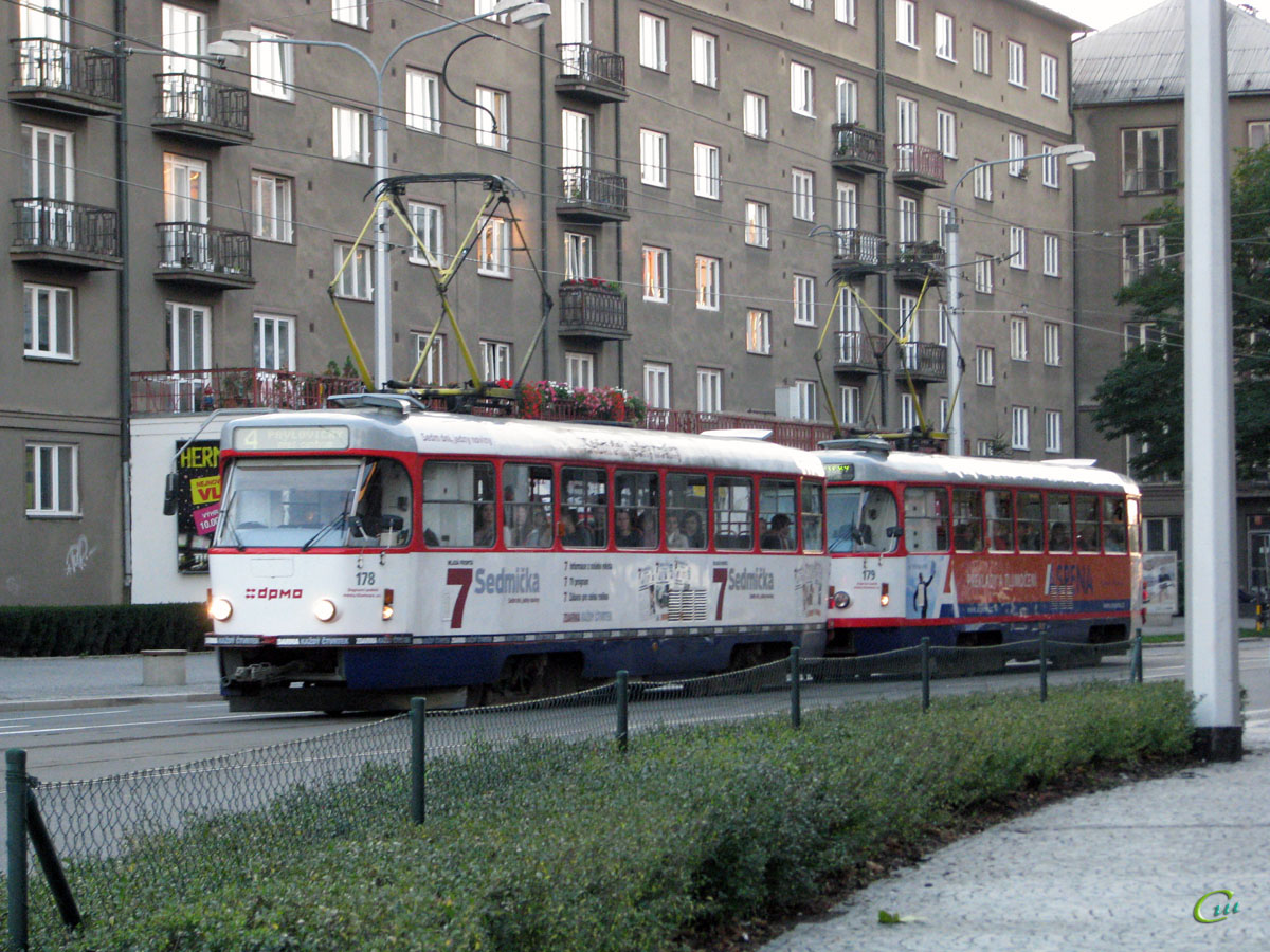 Оломоуц. Tatra T3R.P №178, Tatra T3R.P №179
