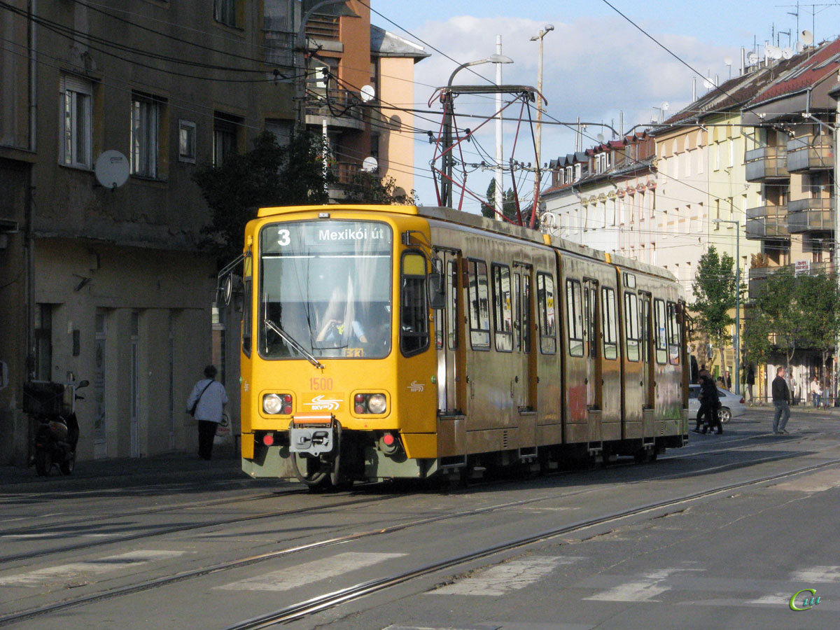 Будапешт. Duewag TW6000 №1500