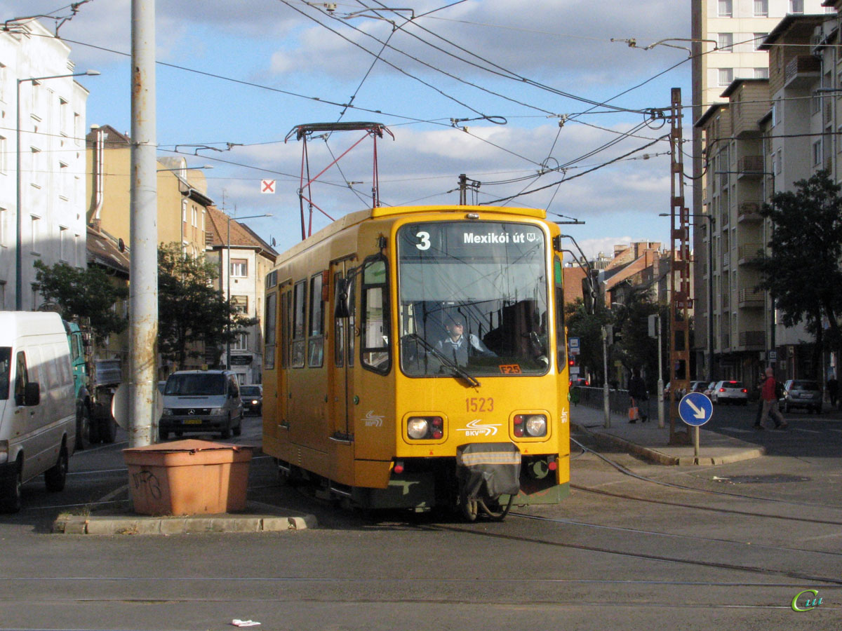 Будапешт. Duewag TW6000 №1523