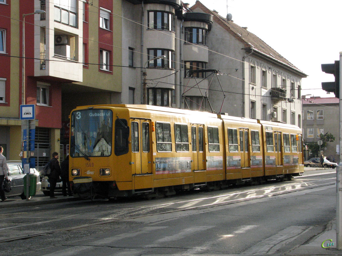 Будапешт. Duewag TW6000 №1569