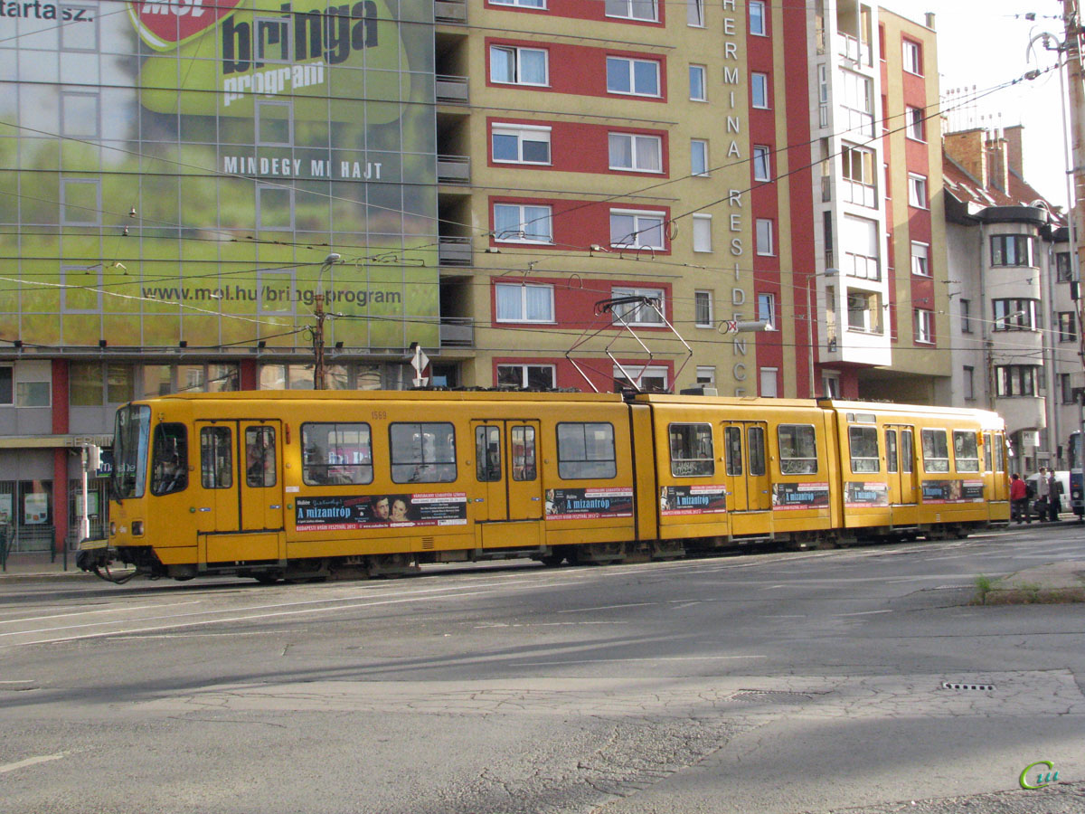 Будапешт. Duewag TW6000 №1569