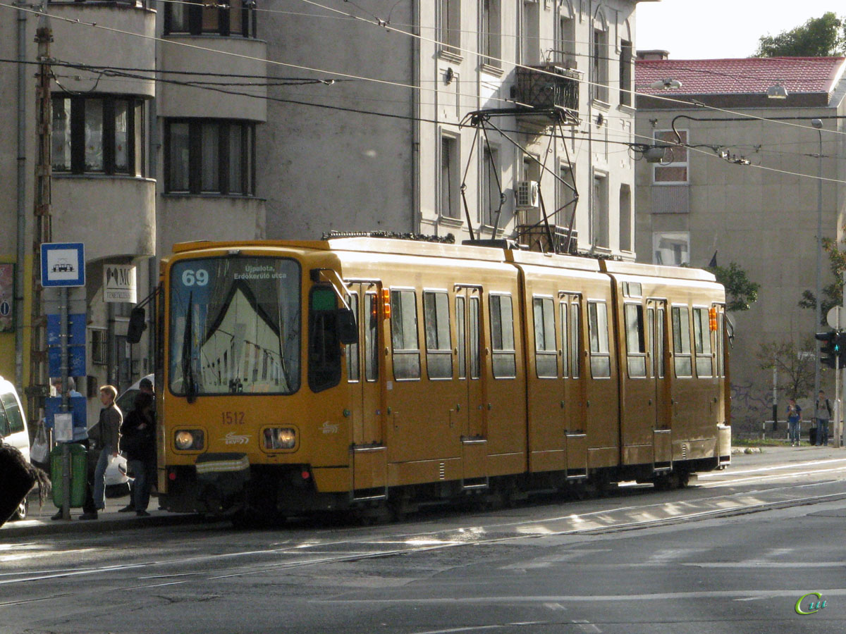 Будапешт. Duewag TW6000 №1512
