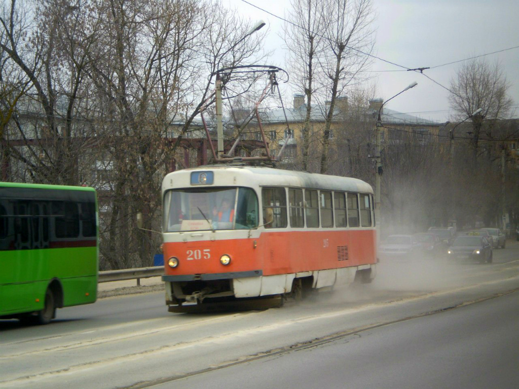Тверь. Tatra T3SU №205