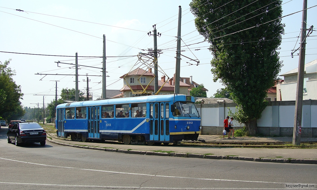 Одесса. Tatra T3R.P №3312