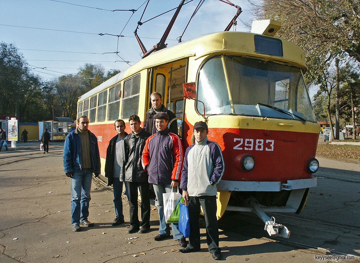 Одесса. Tatra T3 (двухдверная) №2983