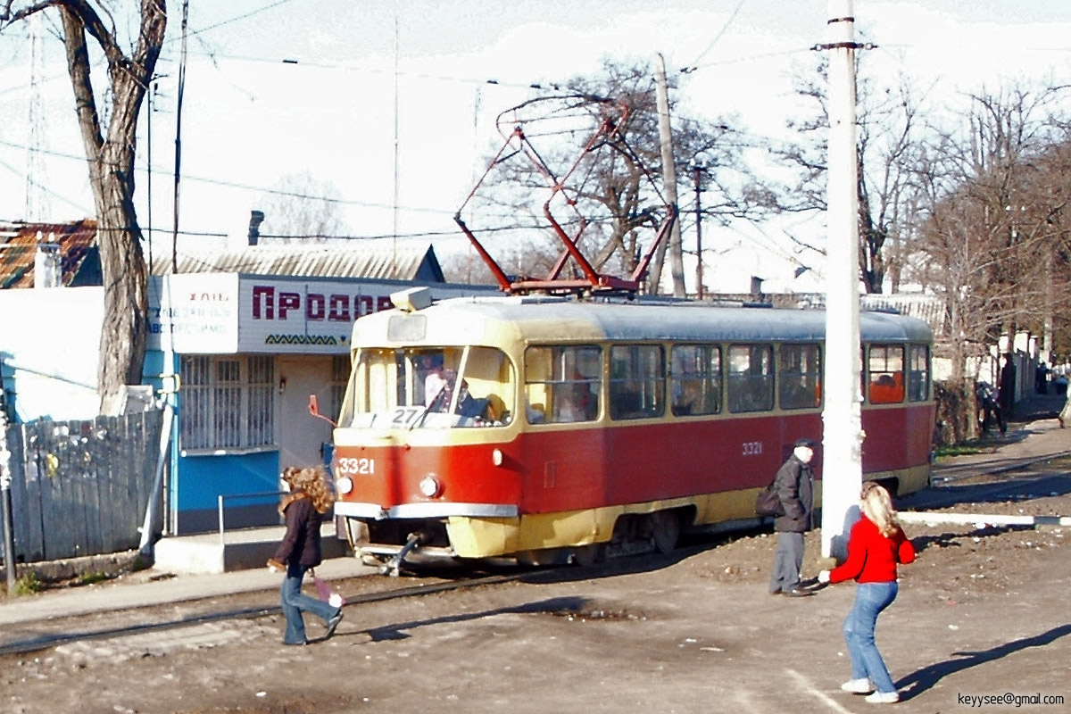 Одесса. Tatra T3SU №3321