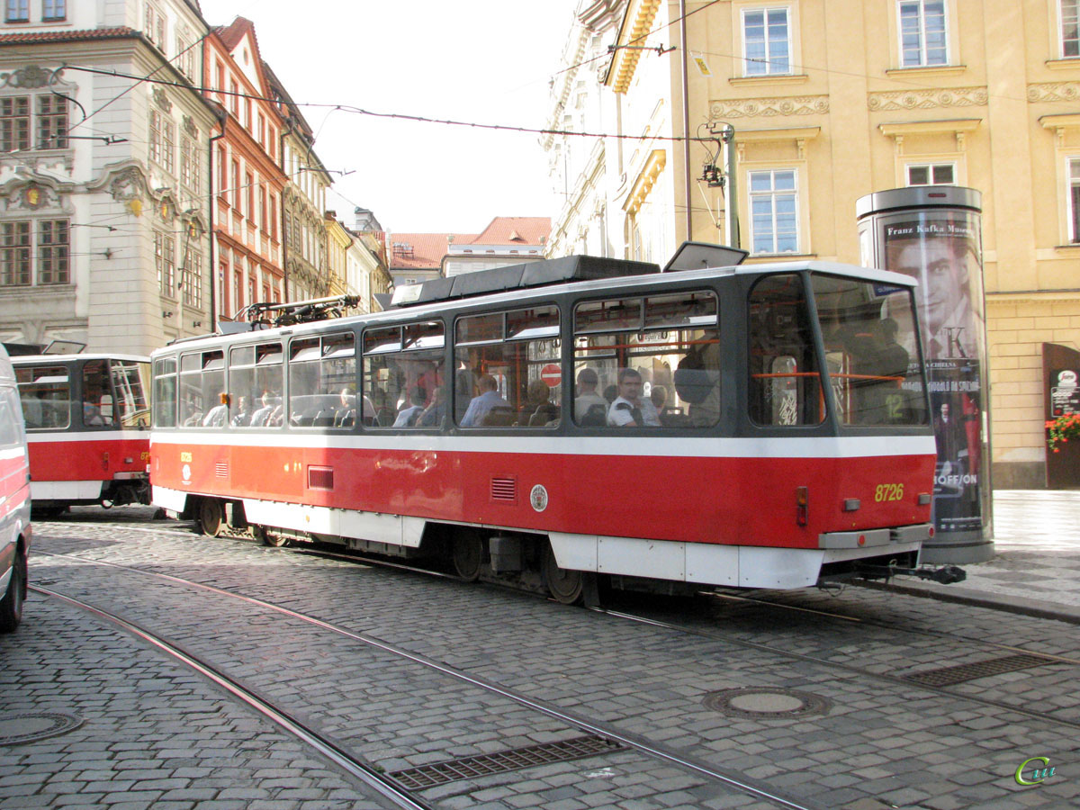 Прага. Tatra T6A5 №8726
