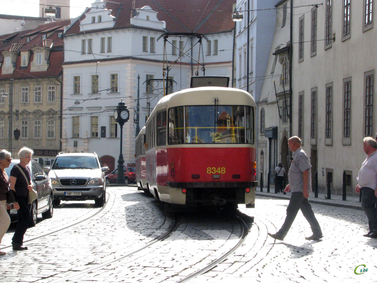 Прага. Tatra T3R.P №8348