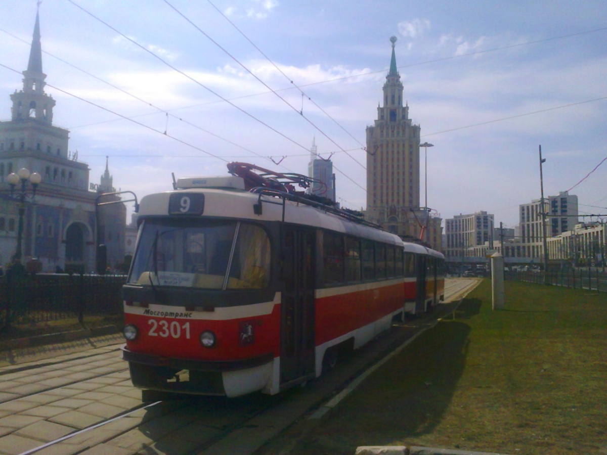 Москва. Tatra T3 (МТТА-2) №2301