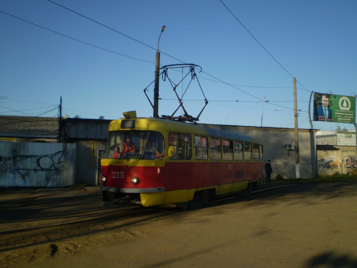 Тверь. Tatra T3SU №215