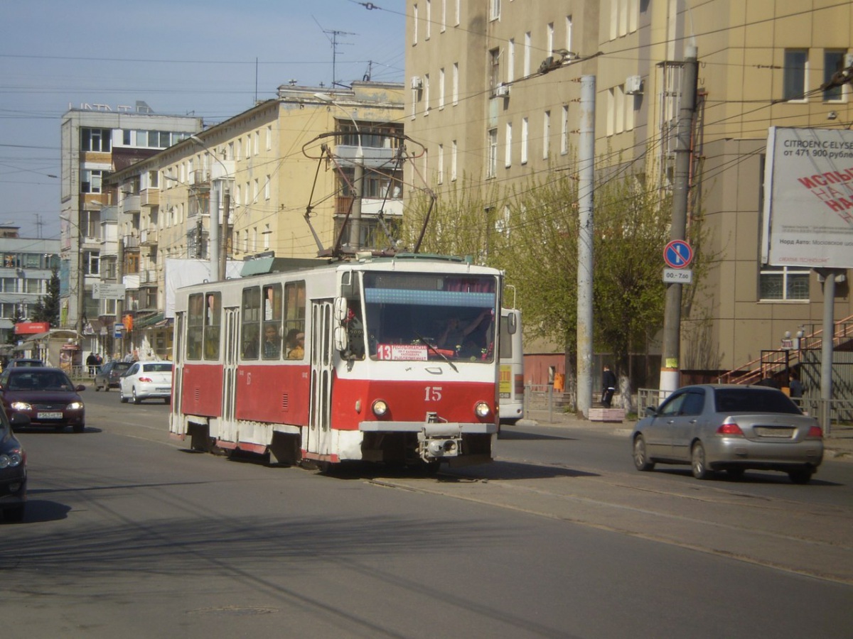 Тверь. Tatra T6B5 (Tatra T3M) №15