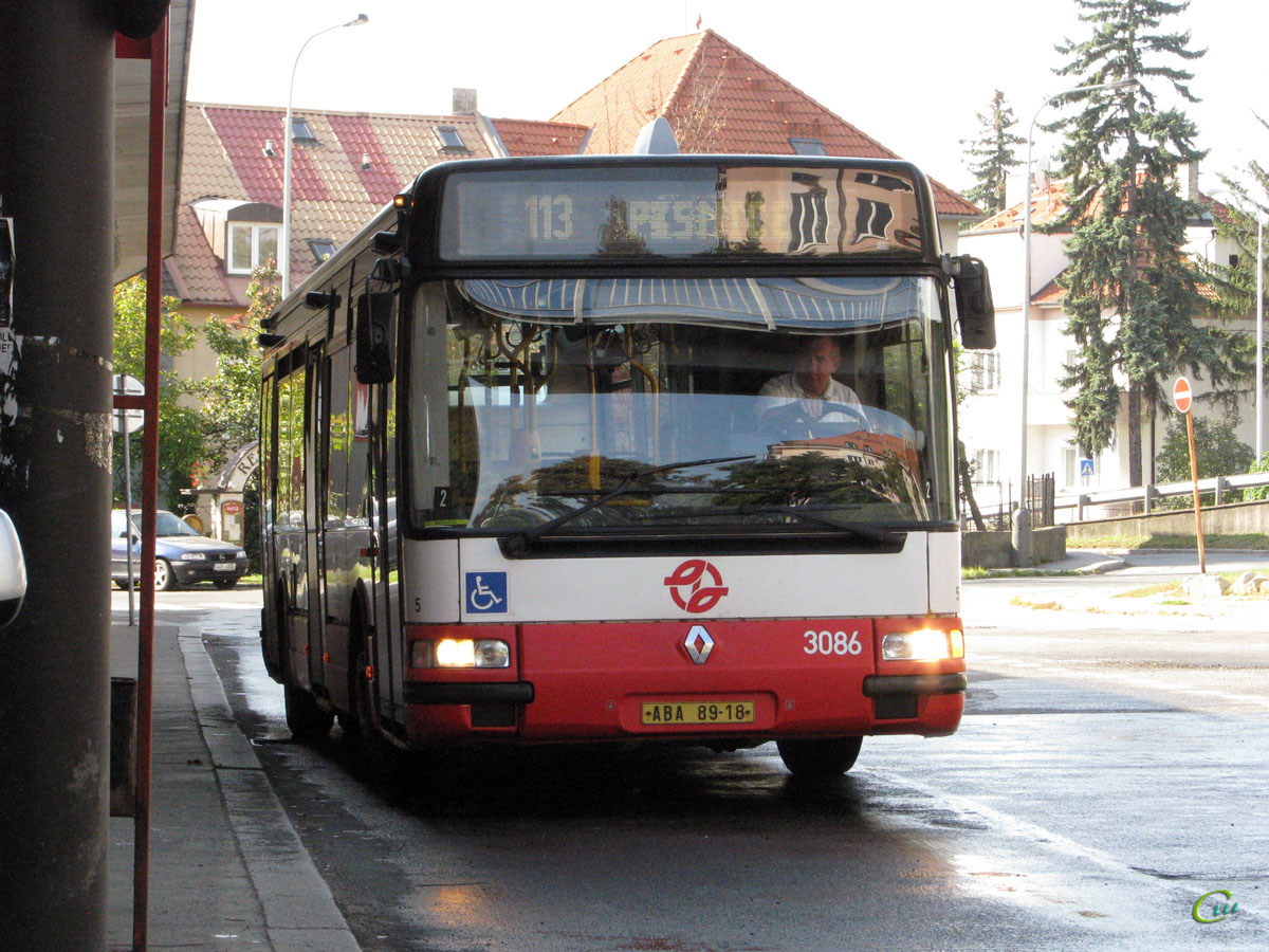 Прага. Renault Agora S/Karosa Citybus 12M ABA 89-18