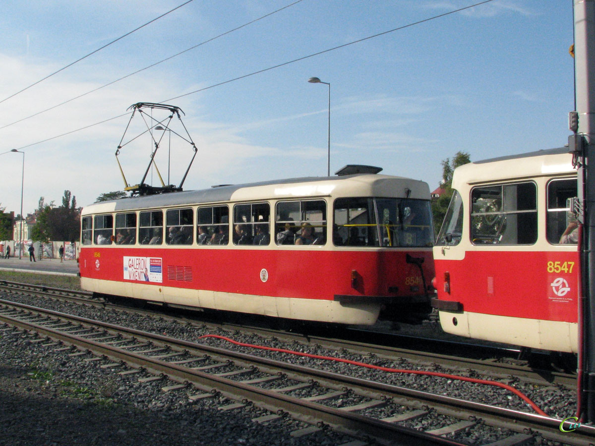 Прага. Tatra T3R.P №8546, Tatra T3R.P №8547