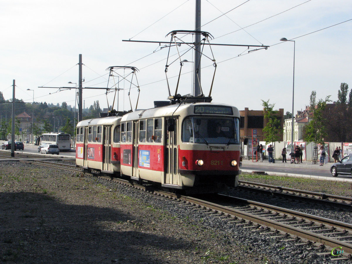 Прага. Tatra T3R.P №8211