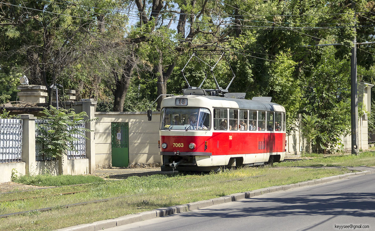 Одесса. Tatra T3SUCS №7063
