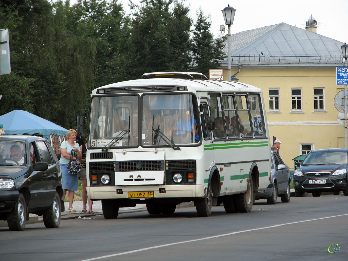 Общественный транспорт суздаля