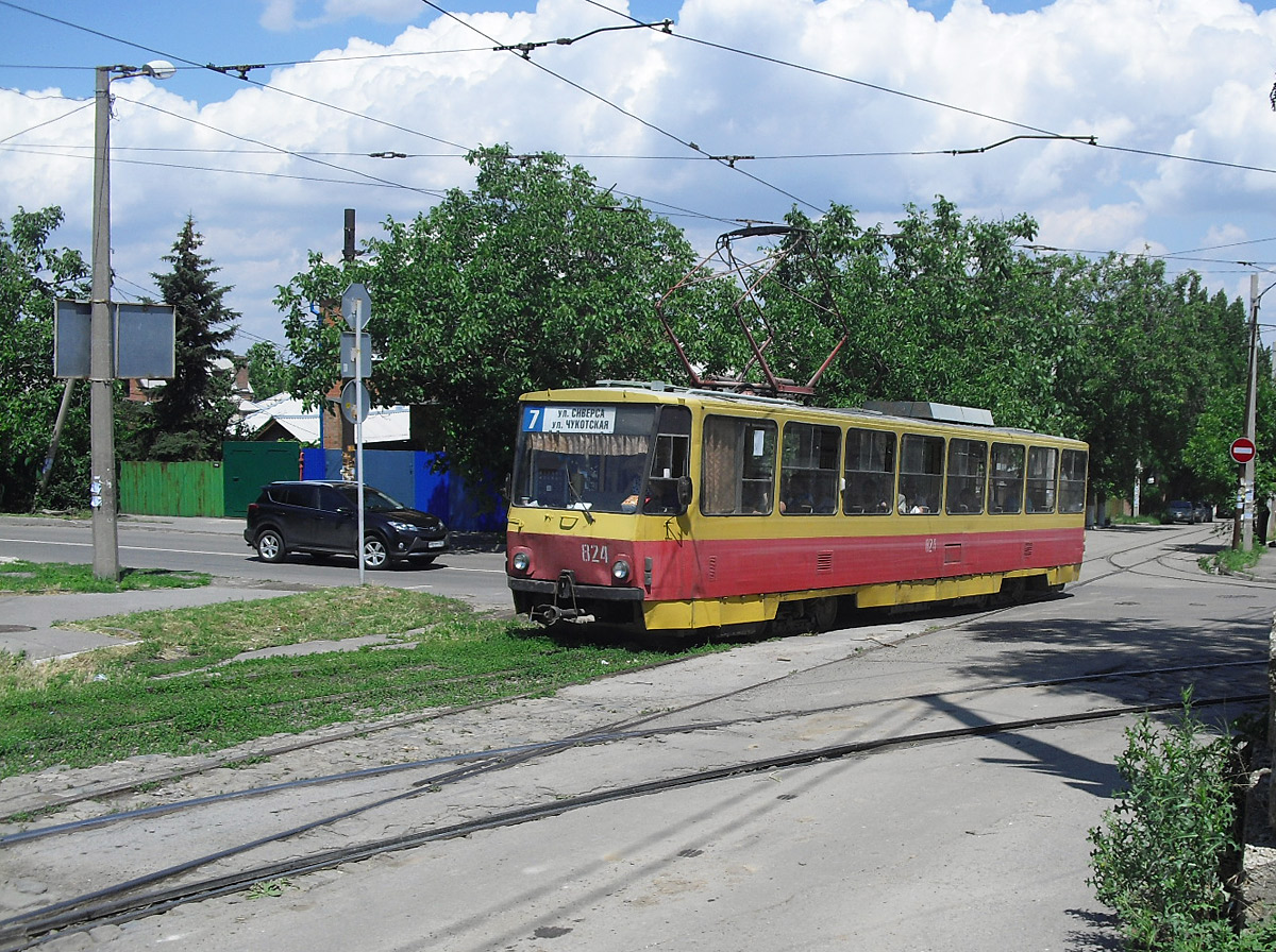 Ростов-на-Дону. Tatra T6B5 (Tatra T3M) №824