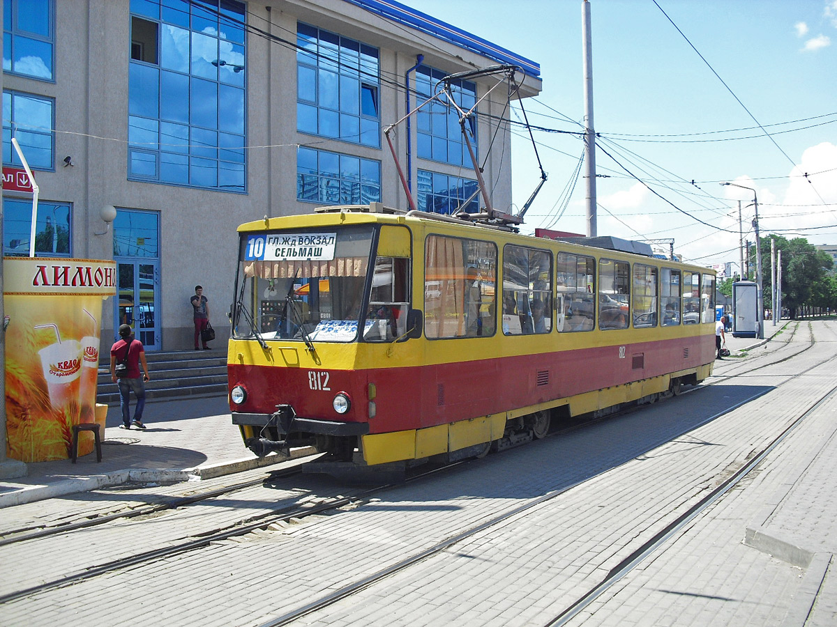 Ростов-на-Дону. Tatra T6B5 (Tatra T3M) №812