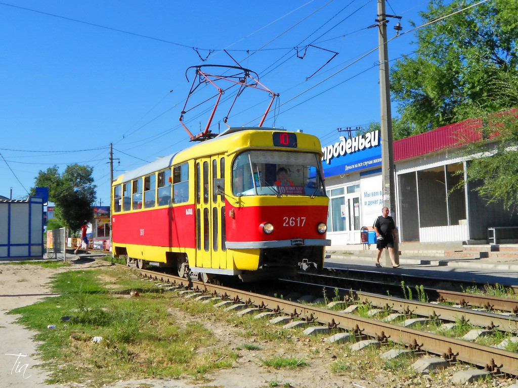 Волгоград. Tatra T3 (двухдверная) №2617