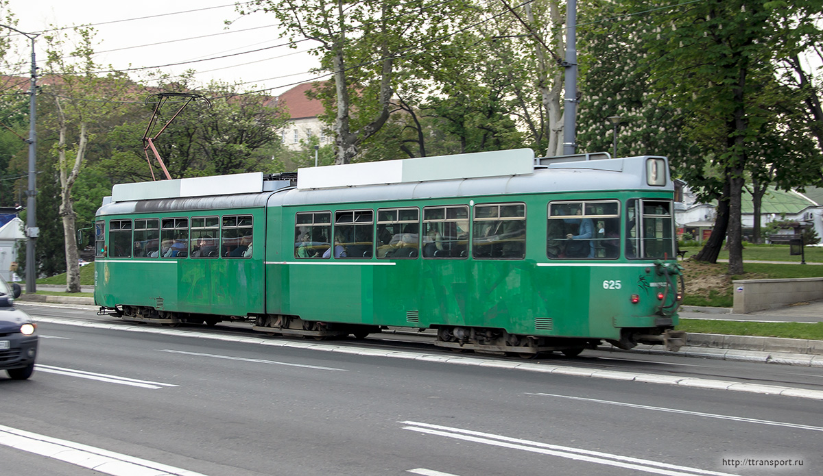 Белград. Duewag GT6 №625