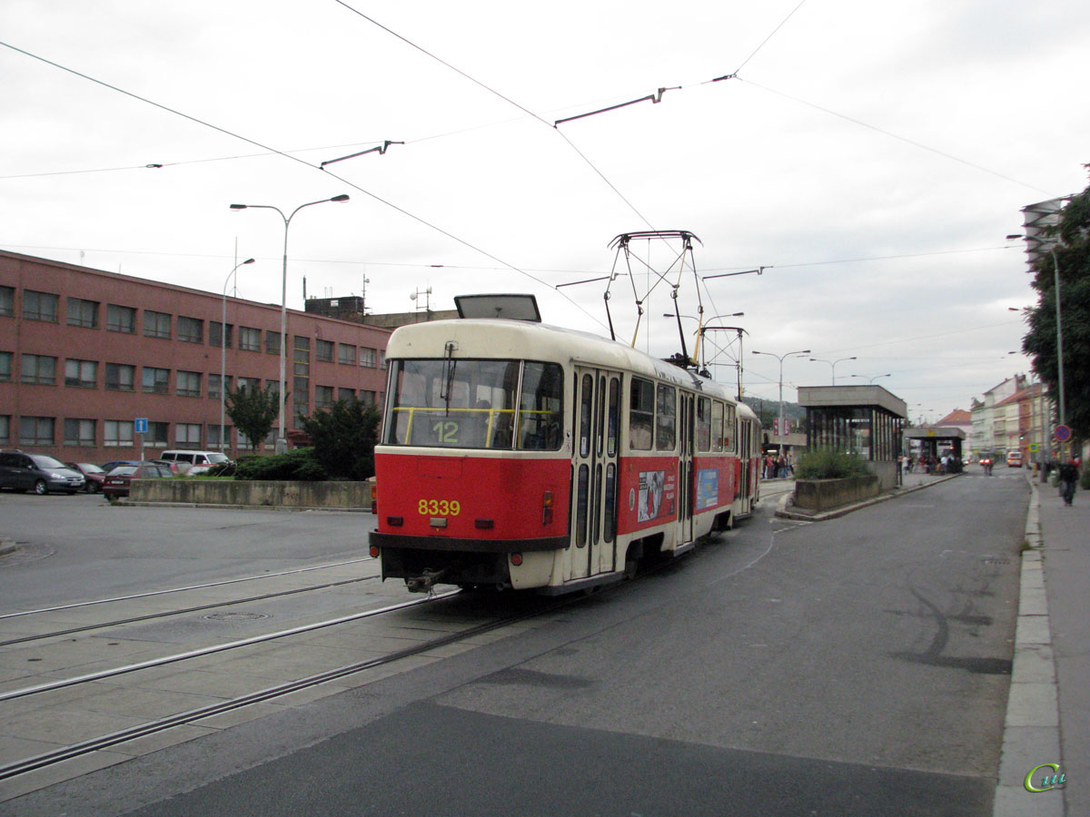 Прага. Tatra T3R.P №8339