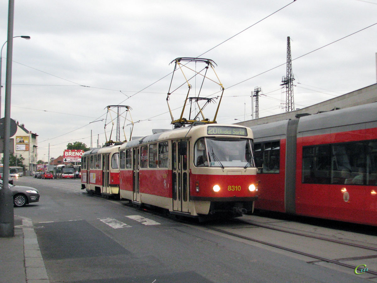 Прага. Tatra T3R.P №8310