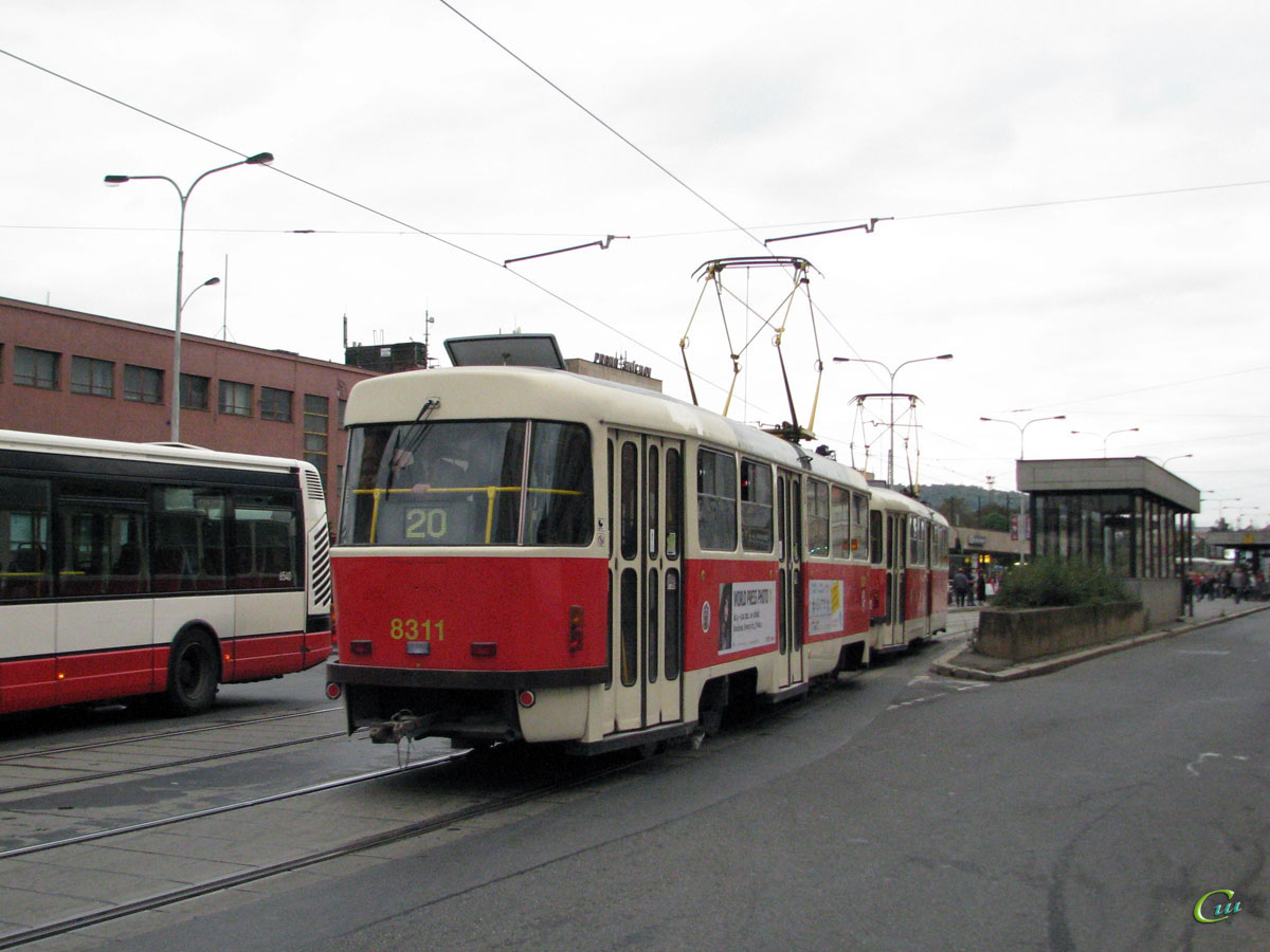 Прага. Tatra T3R.P №8311