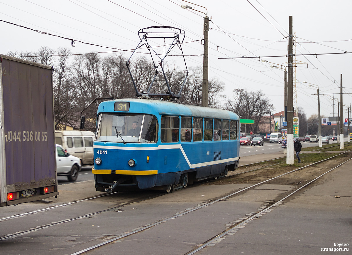 Одесса. Tatra T3R.P №4011