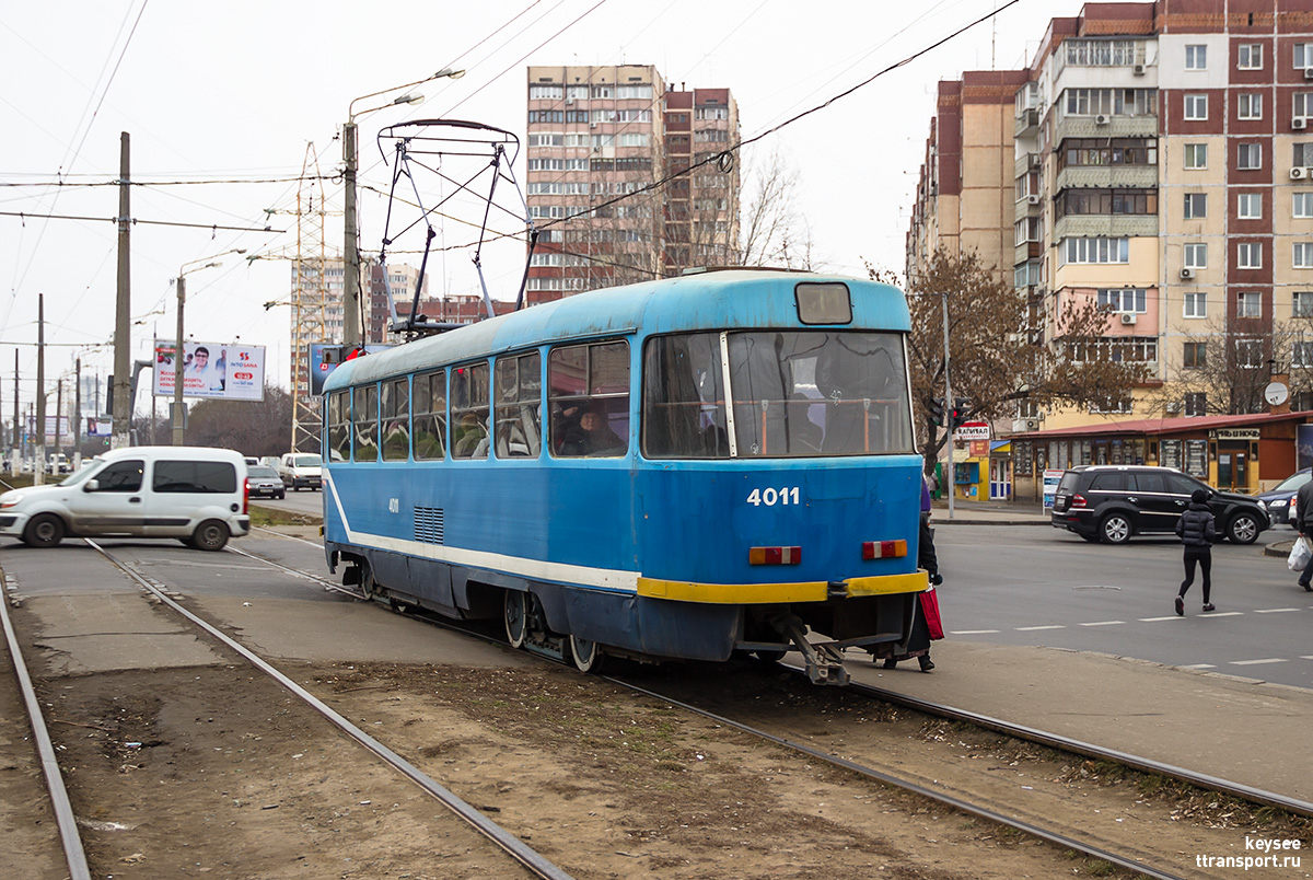 Одесса. Tatra T3R.P №4011