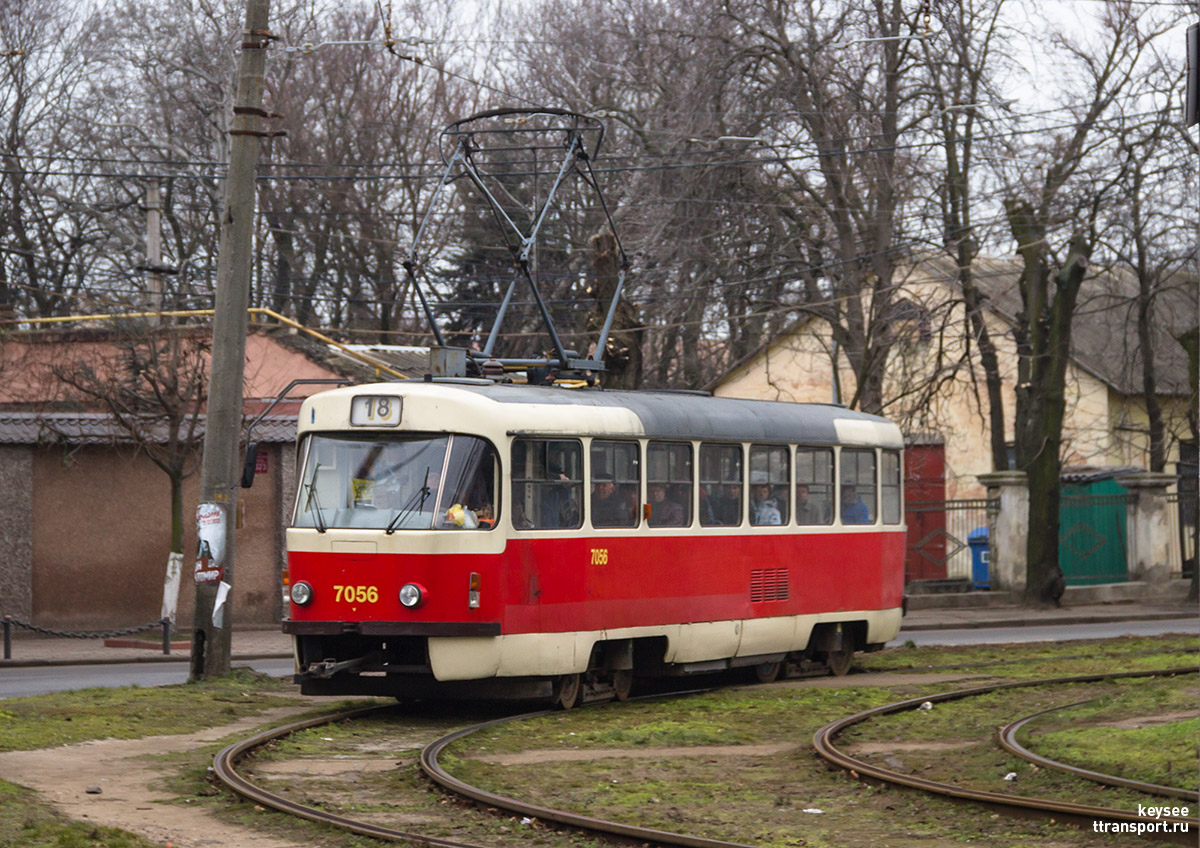 Одесса. Tatra T3SUCS №7056